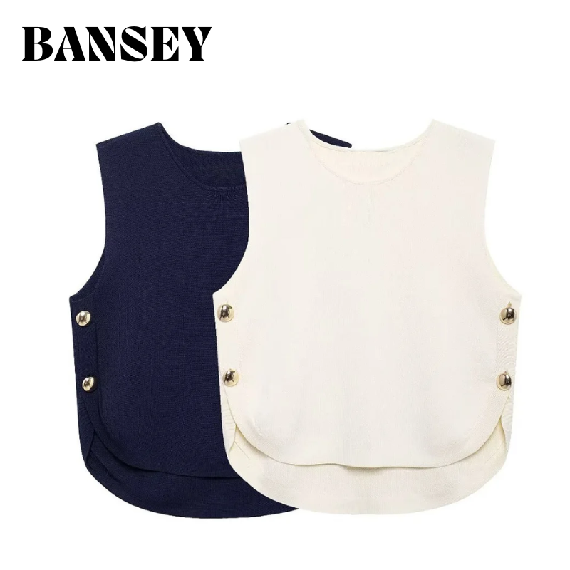 Asymmetric Top Women - Atasan Tanpa Lengan Chic Wanita 2025