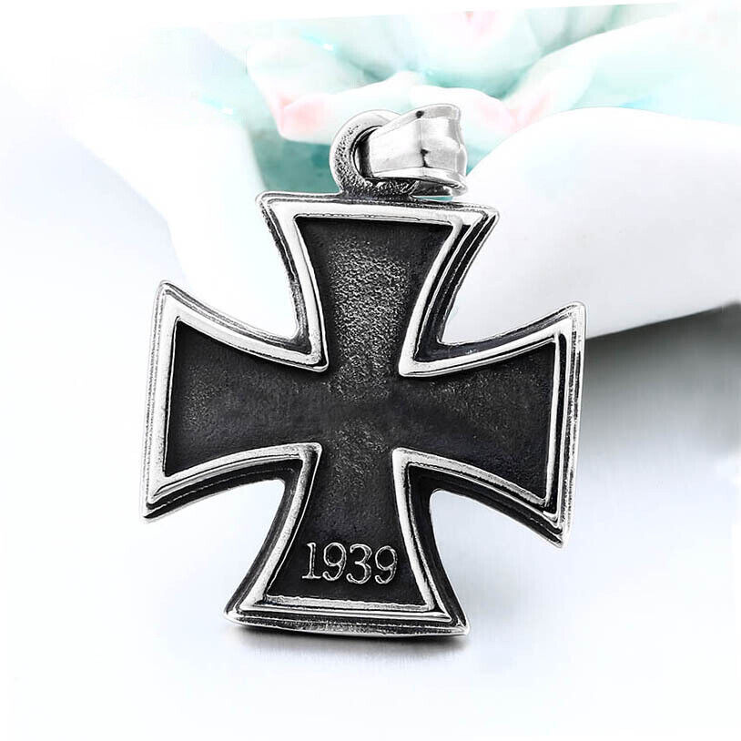 Women'S Fashion Ww2 - Saiye 316L kalung liontin salib besi