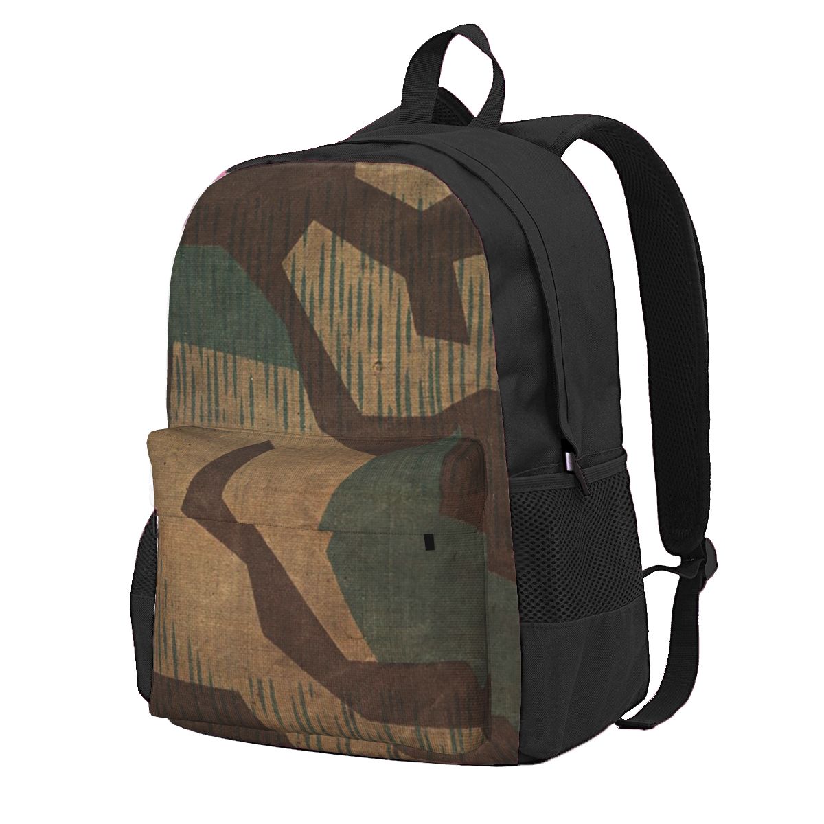 Women'S Fashion Ww2 - Splintertarn Tas Ransel Sekolah Kamuflase Jerman
