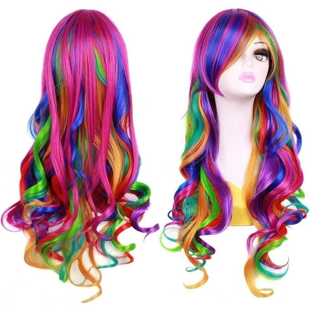 Women Fashion Japan - Warna-warni Fashion Pelangi Wanita Gadis Panjang