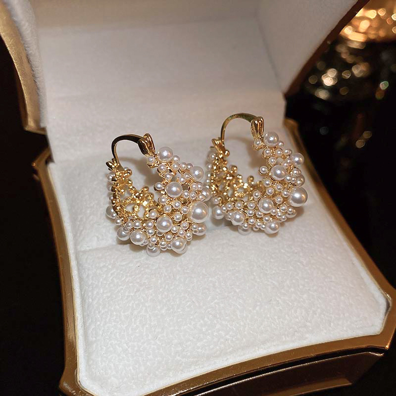 Women Fashion Hub - Anting Hoop Berlapis Emas Asli 14k
