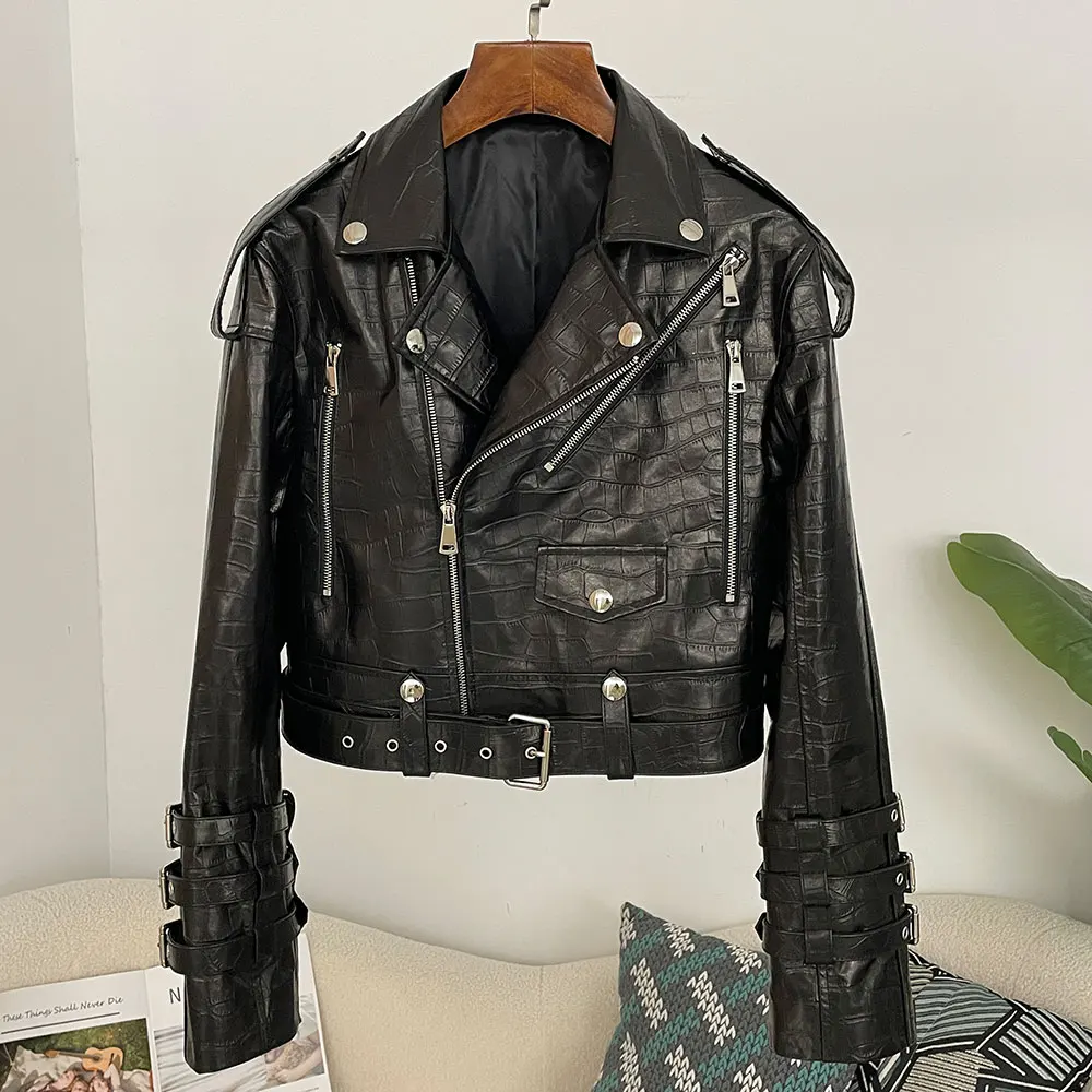 Jaket Kulit Asli Wanita untuk  - Women'S Fashion Utility Jacket ulasan dan harga