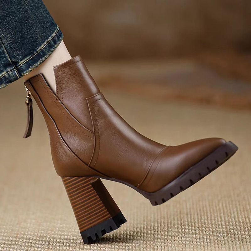 Oulylan Sepatu Wanita Hak Ting - Women'S Fashion Boots ulasan dan harga