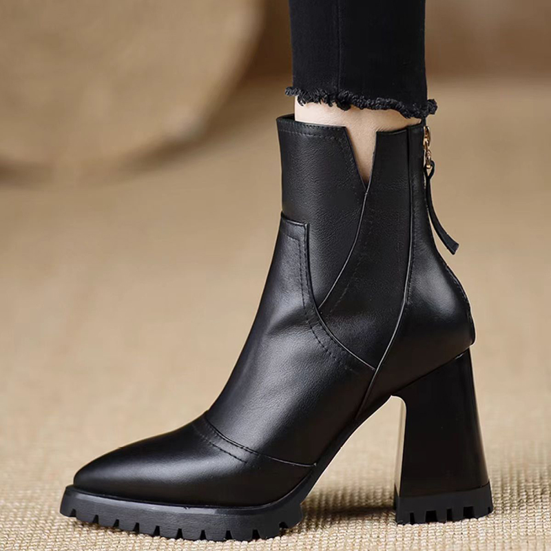 Oulylan Sepatu Wanita Hak Ting - Women'S Fashion Boots ulasan dan harga