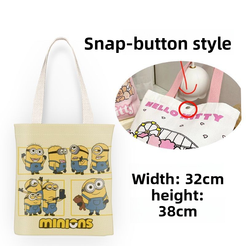 Tas kanvas imut kartun animasi - Canvas Tote Bag ulasan dan harga