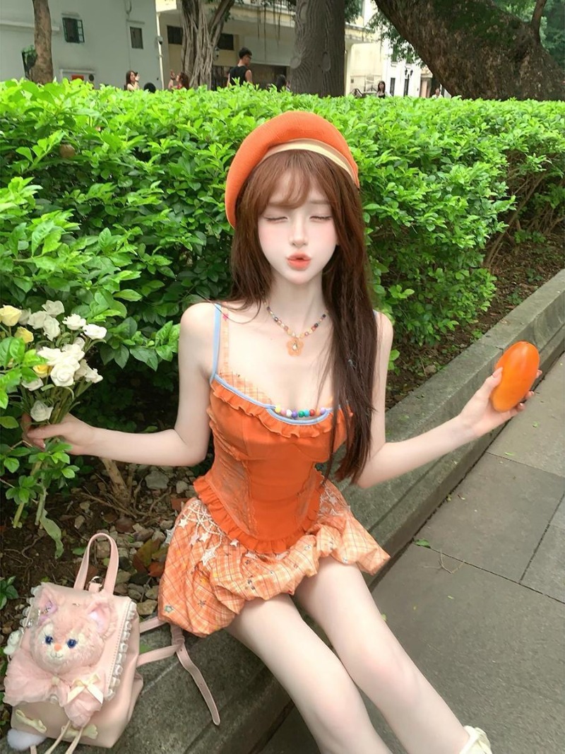 Atasan Kamisol Renda Gadis Man - Asymmetric Top Women ulasan dan harga