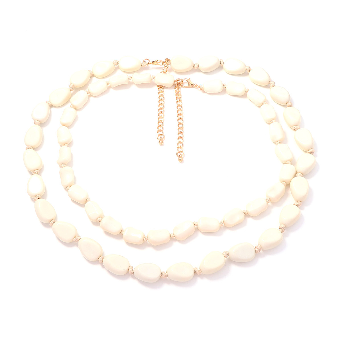 Kalung Manik-manik Oval Geomet - Women'S Fashion Ww2 ulasan dan harga