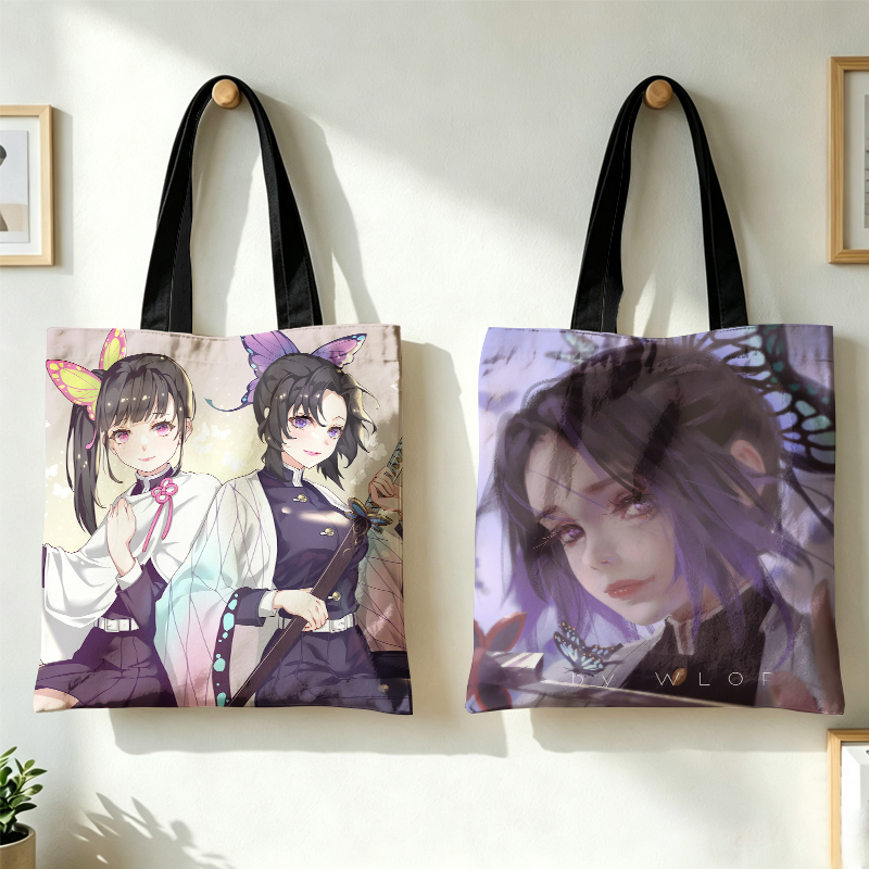 Tas Tangan Wanita Demon Slayer - Canvas Tote Bag ulasan dan harga