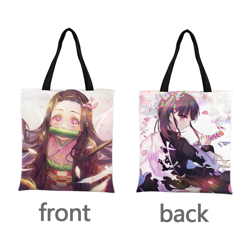 Tas Tangan Wanita Demon Slayer - Canvas Tote Bag ulasan dan harga