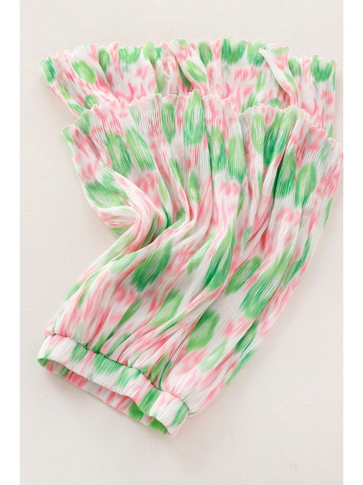 Rok Lipit Chiffon Motif Bunga  - Women Fashion Japan ulasan dan harga