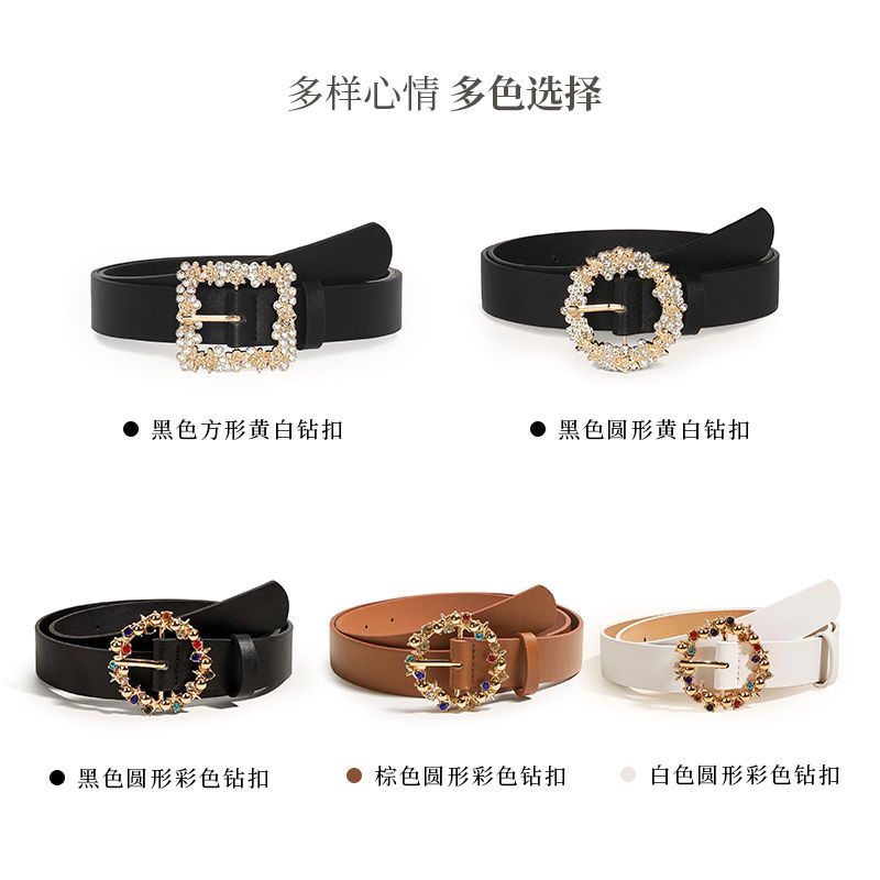 Sabuk Gesper Berhias Batu Rhin - Women'S Fashion Trends Fall 2025 ulasan dan harga