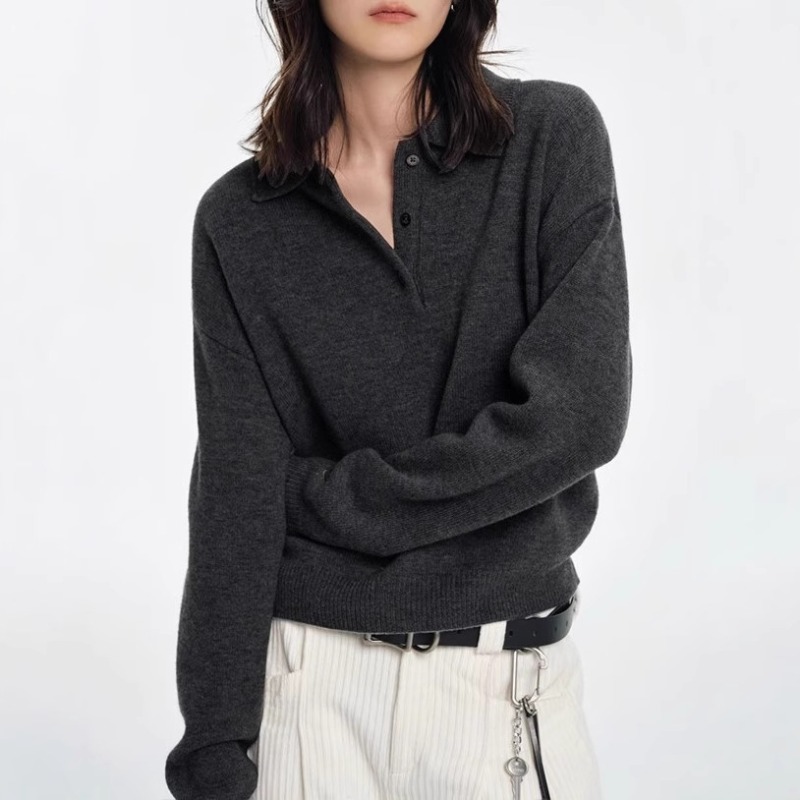 Sweter Pullover Kerah Polo Wan - Women'S Fashion Trends Fall 2025 ulasan dan harga