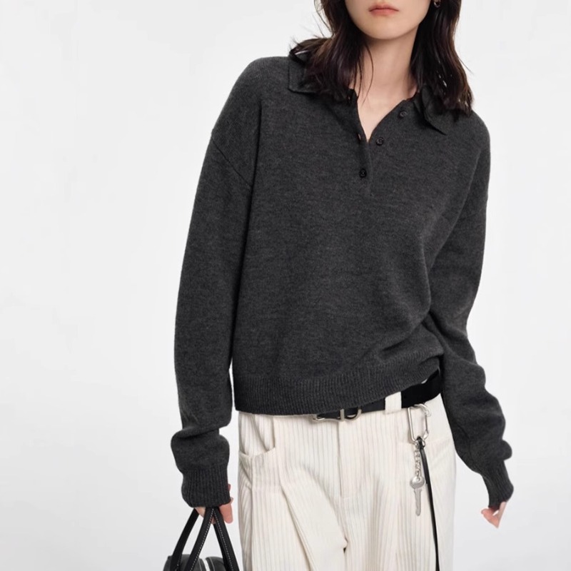 Sweter Pullover Kerah Polo Wan - Women'S Fashion Trends Fall 2025 ulasan dan harga
