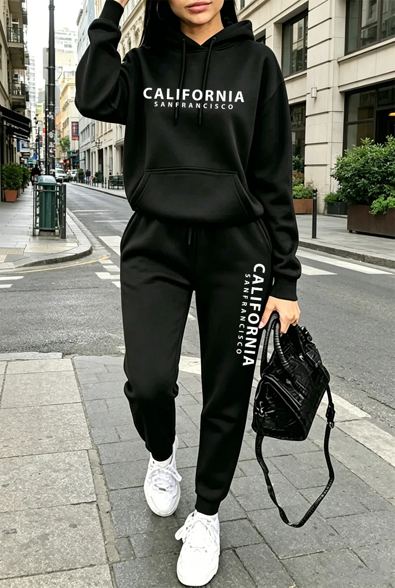 Setelan Olahraga Wanita Berkua - Women'S Fashion Hoodie ulasan dan harga