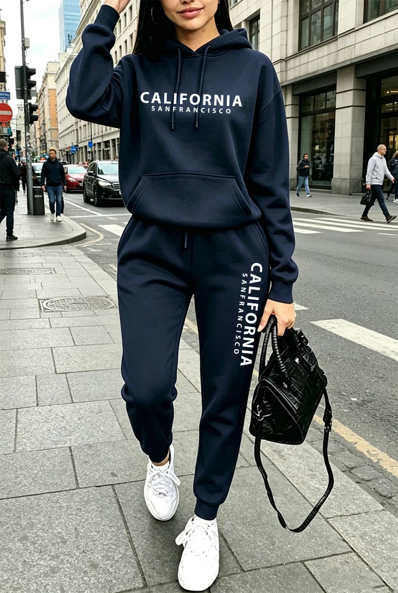 Setelan Olahraga Wanita Berkua - Women'S Fashion Hoodie ulasan dan harga