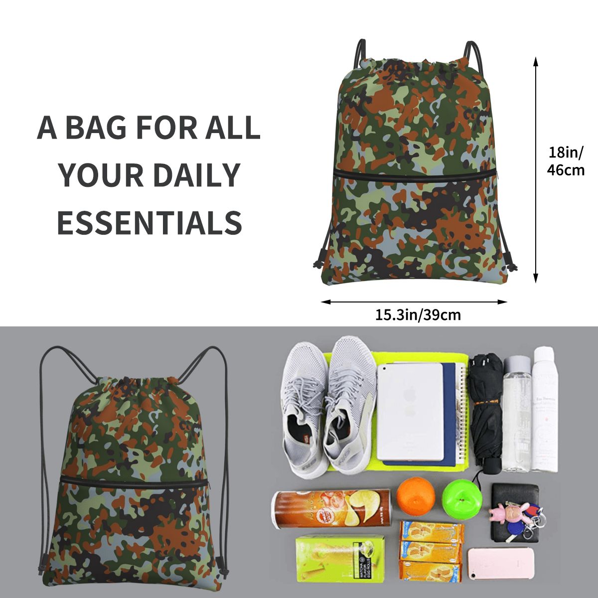 Splintertarn Ransel Kamuflase  - Women'S Fashion Ww2 ulasan dan harga