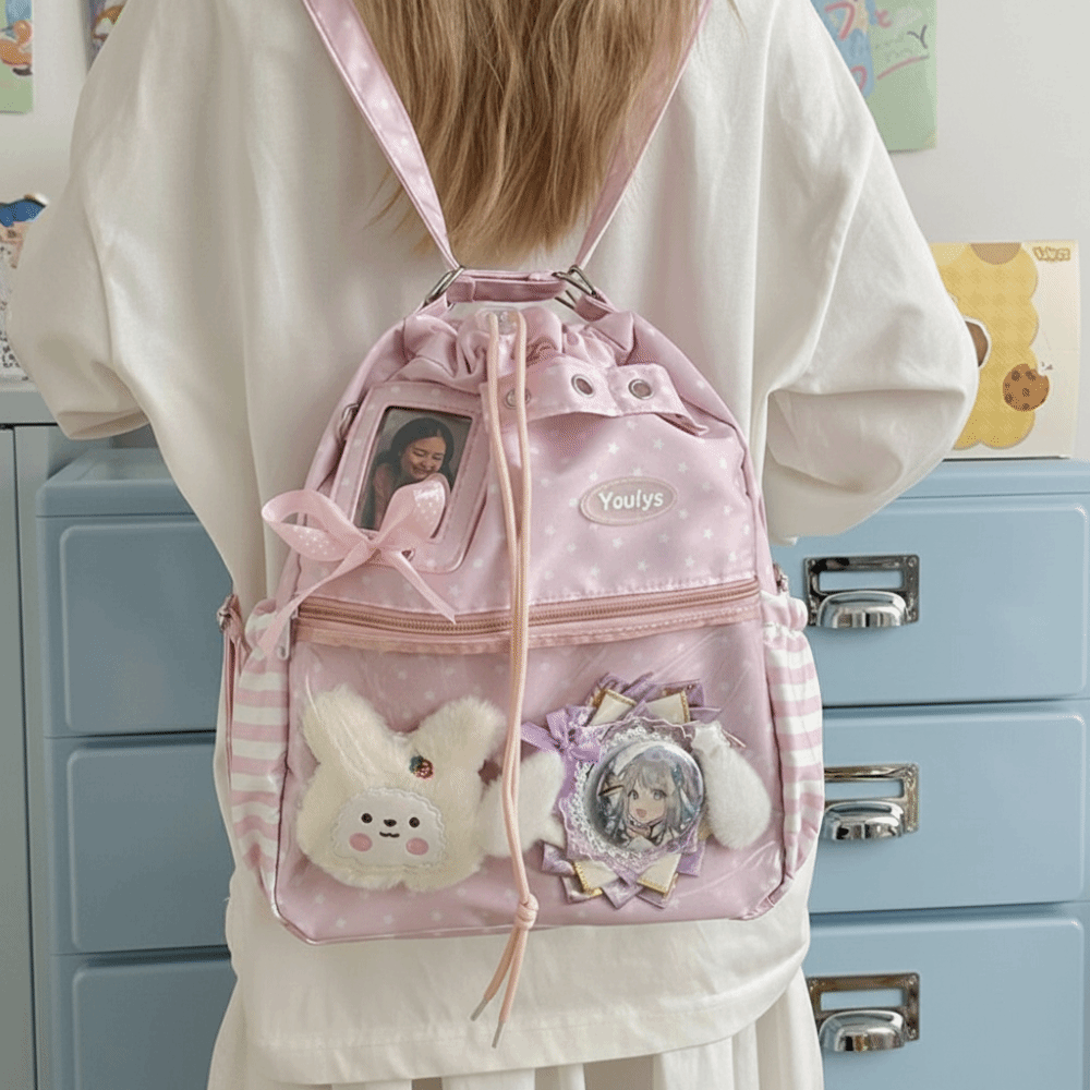 Tas Ransel Ita Pola Polkadot L - Canvas Tote Bag ulasan dan harga