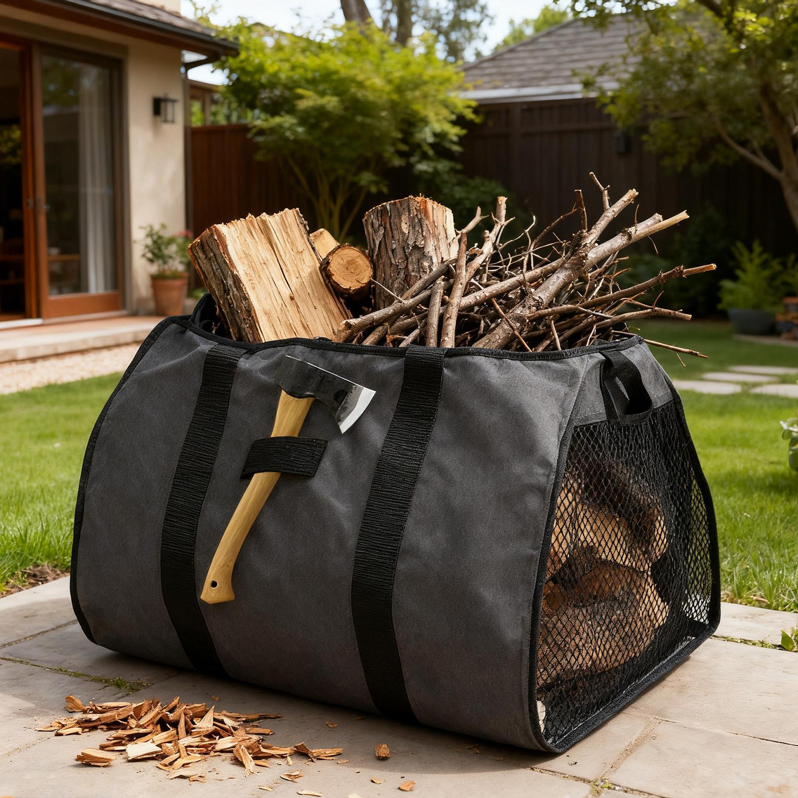 Tas Pembawa Kayu Bakar Besar P - Canvas Tote Bag ulasan dan harga