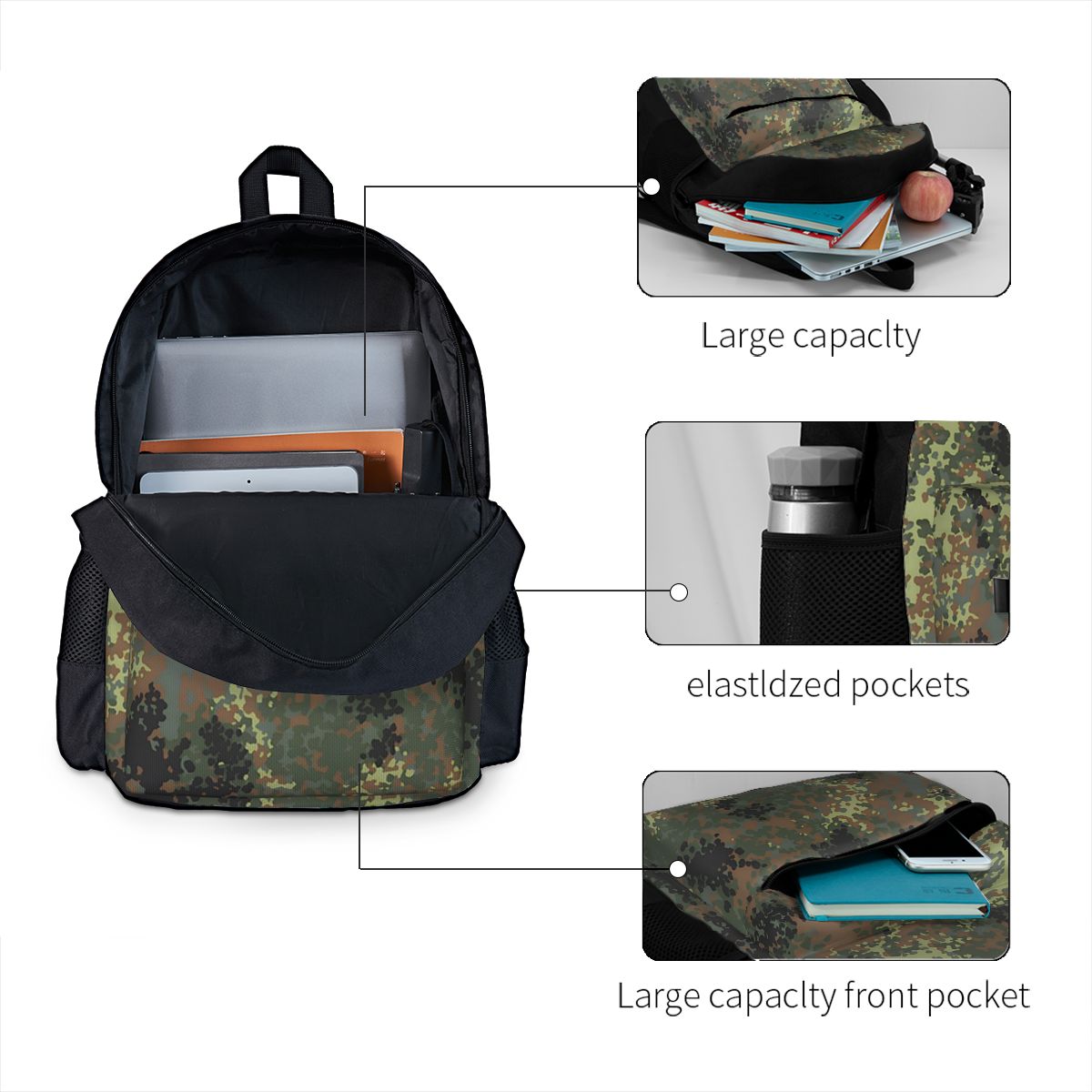 Splintertarn Tas Ransel Sekola - Women'S Fashion Ww2 ulasan dan harga