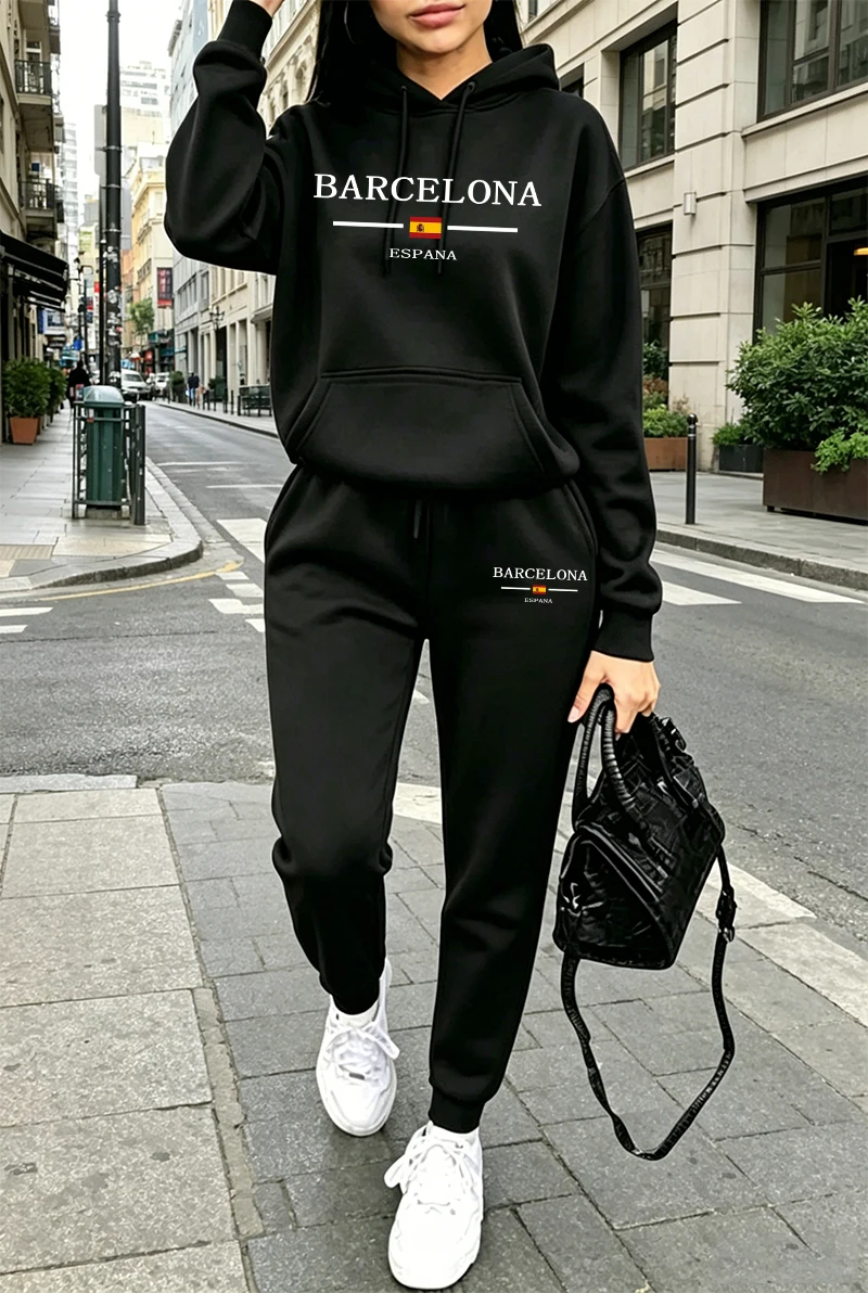 Setelan Olahraga Wanita Modis, - Women'S Fashion Hoodie ulasan dan harga