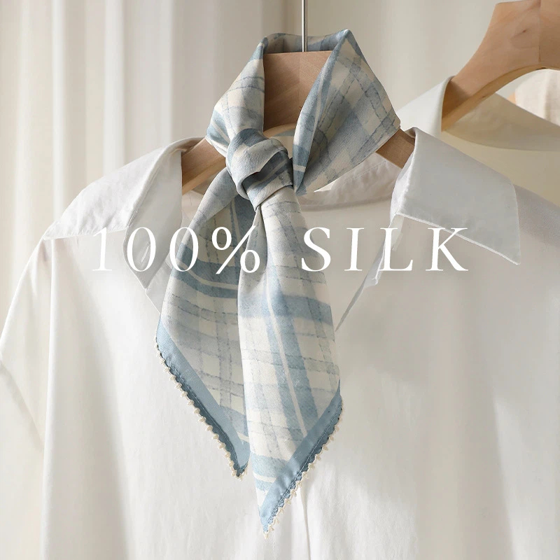 Syal Sutra 100% Aksesori Musim - Women Fashion Japan ulasan dan harga