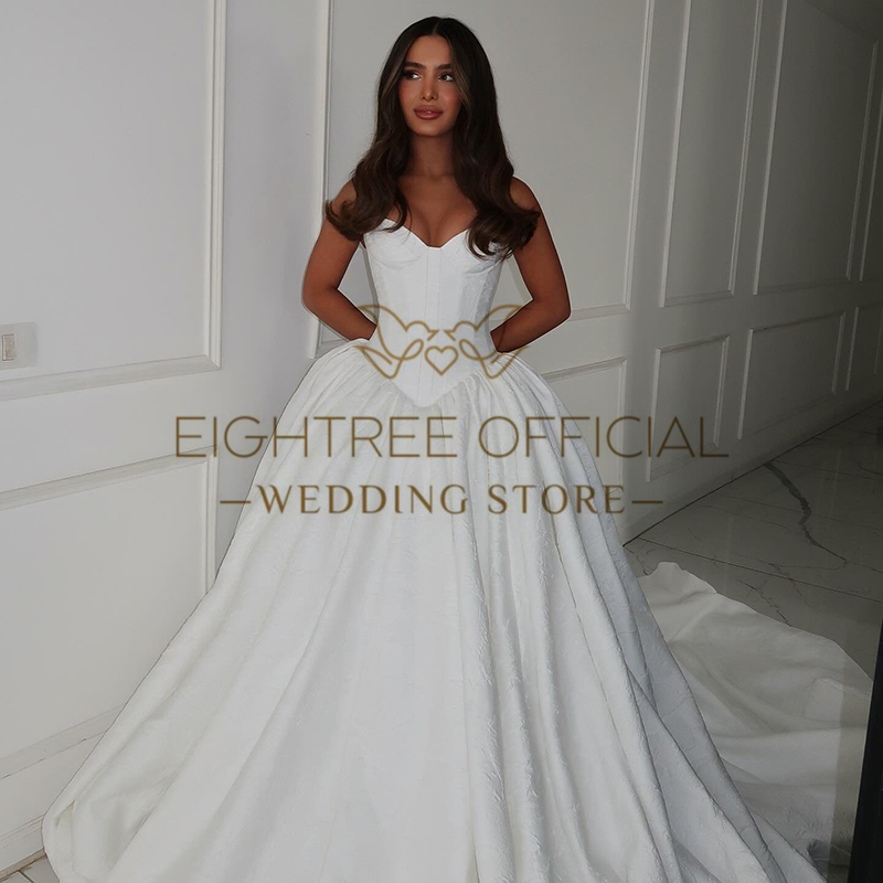 Gaun Pengantin A-Line Elegan E - Slip Dress Satin ulasan dan harga