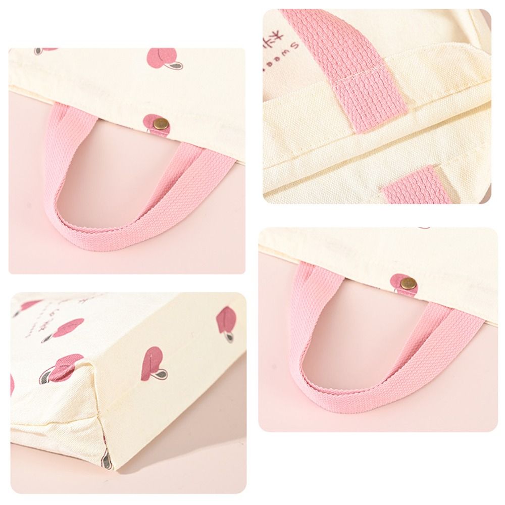Tas Tote Kanvas Warna Peach, T - Canvas Tote Bag ulasan dan harga