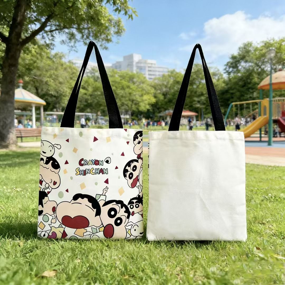 Tas Kanvas Crayon Shin-chan 20 - Canvas Tote Bag ulasan dan harga