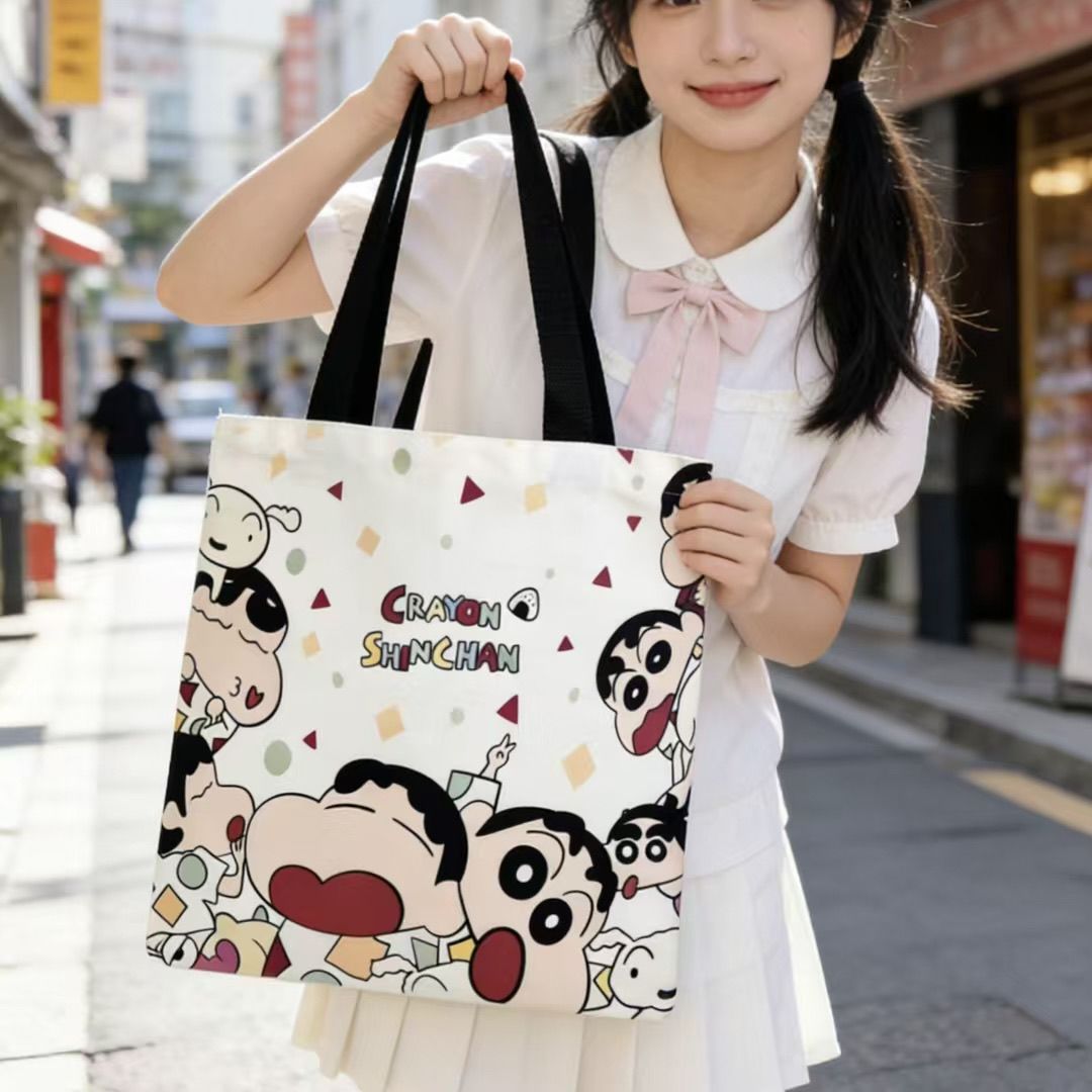Tas Kanvas Crayon Shin-chan 20 - Canvas Tote Bag ulasan dan harga