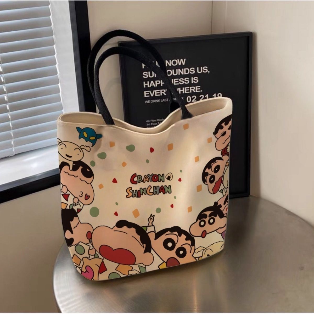 Tas Kanvas Crayon Shin-chan 20 - Canvas Tote Bag ulasan dan harga
