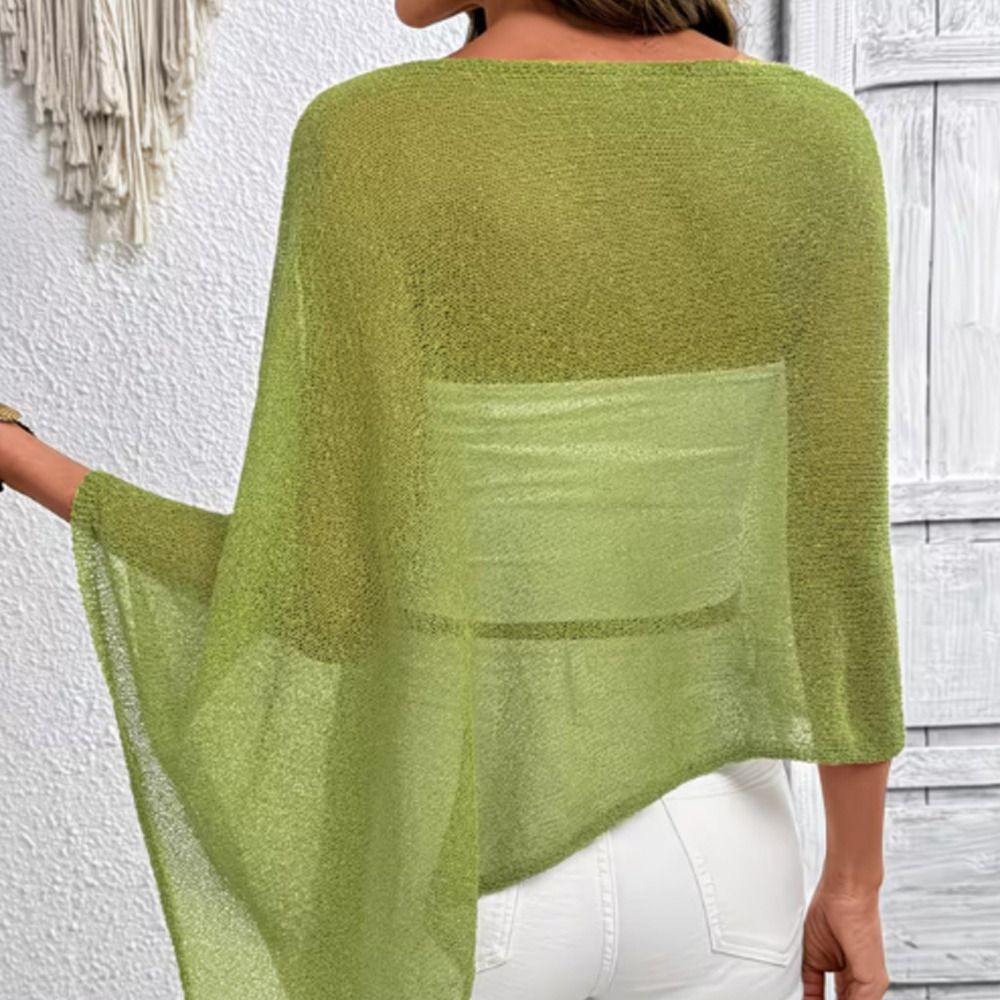 Atasan Ponco Bergaya Tanpa Len - Asymmetric Top Women ulasan dan harga