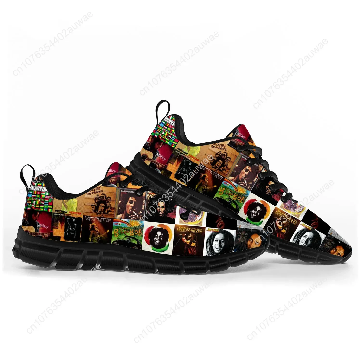 Bob Marley Reggae Rasta Penyan - Women'S Fashion Gym Shoes ulasan dan harga